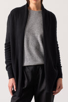 Aurea Cashmere Cardigan Black Luxmii