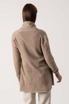 Aurea Cashmere Cardigan Taupe Luxmii