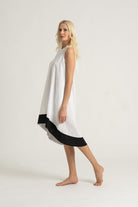 Illya Midi Dress White II Luxmii