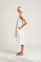 Illya Midi Dress White Luxmii