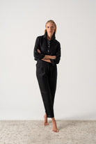 La Classica Linen Shirt Black Luxmii