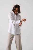 La Classica Linen Shirt White Luxmii