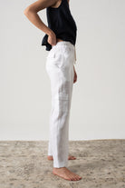 Matheo Linen Pant White Luxmii