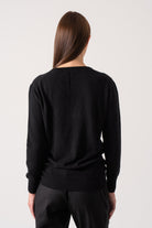 Velare Crewneck Cashmere Sweater Black Luxmii