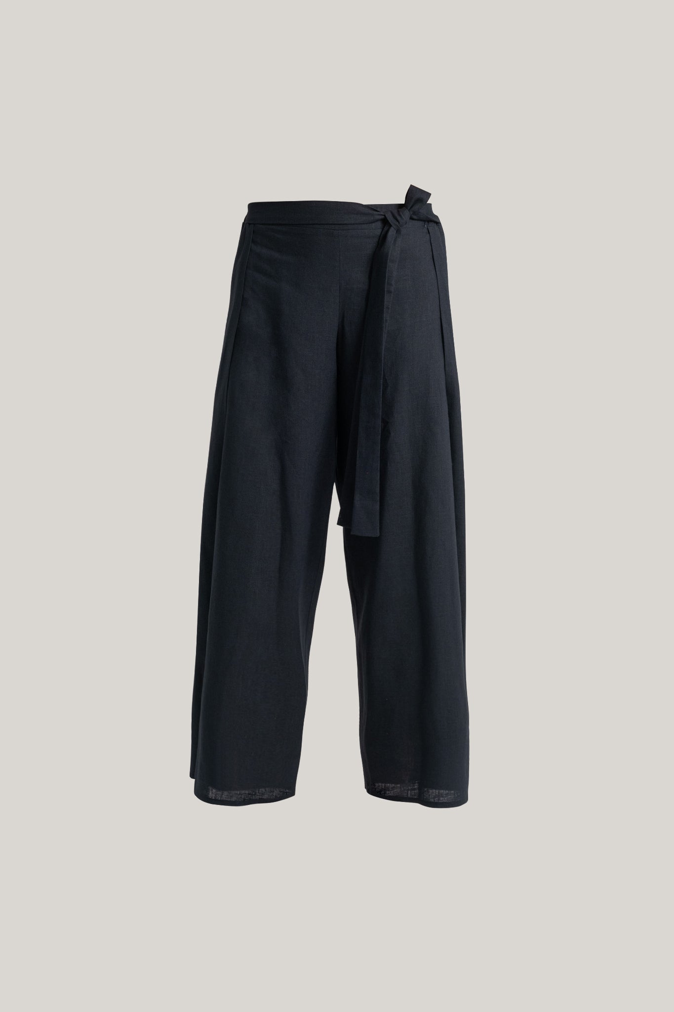 Zakai Wrap Pant Navy Luxmii