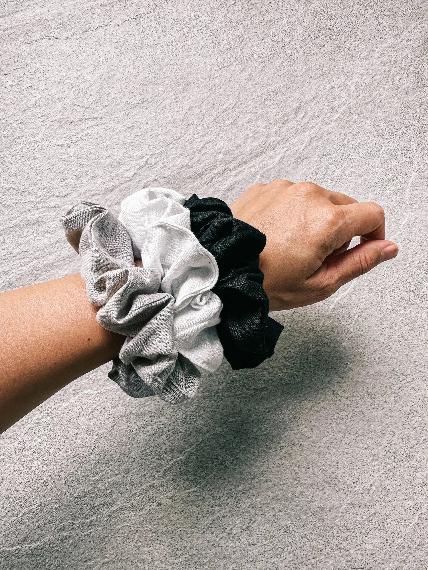 Linen Scrunchie Luxmii